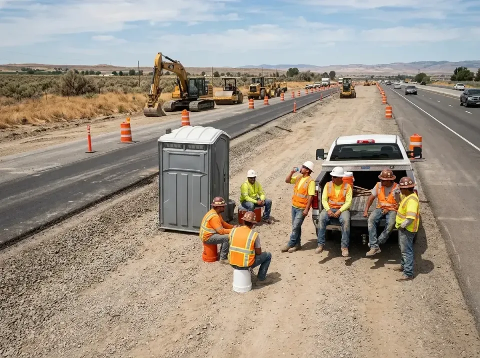 highway-road-construction-crew-007 — frequently asked questions, Porta Potty and Restroom Rentals in Holiday, FL